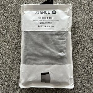 Stance The Boxer Brief Mens L Butter Blend Gray 6" One Pack 34-36" Large